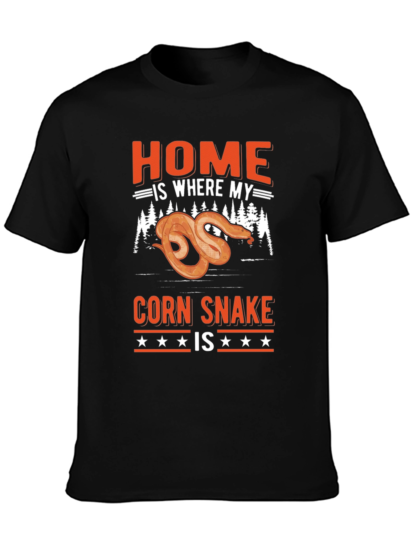 Home is Where My Corn Snake Is Graphic T-Shirt