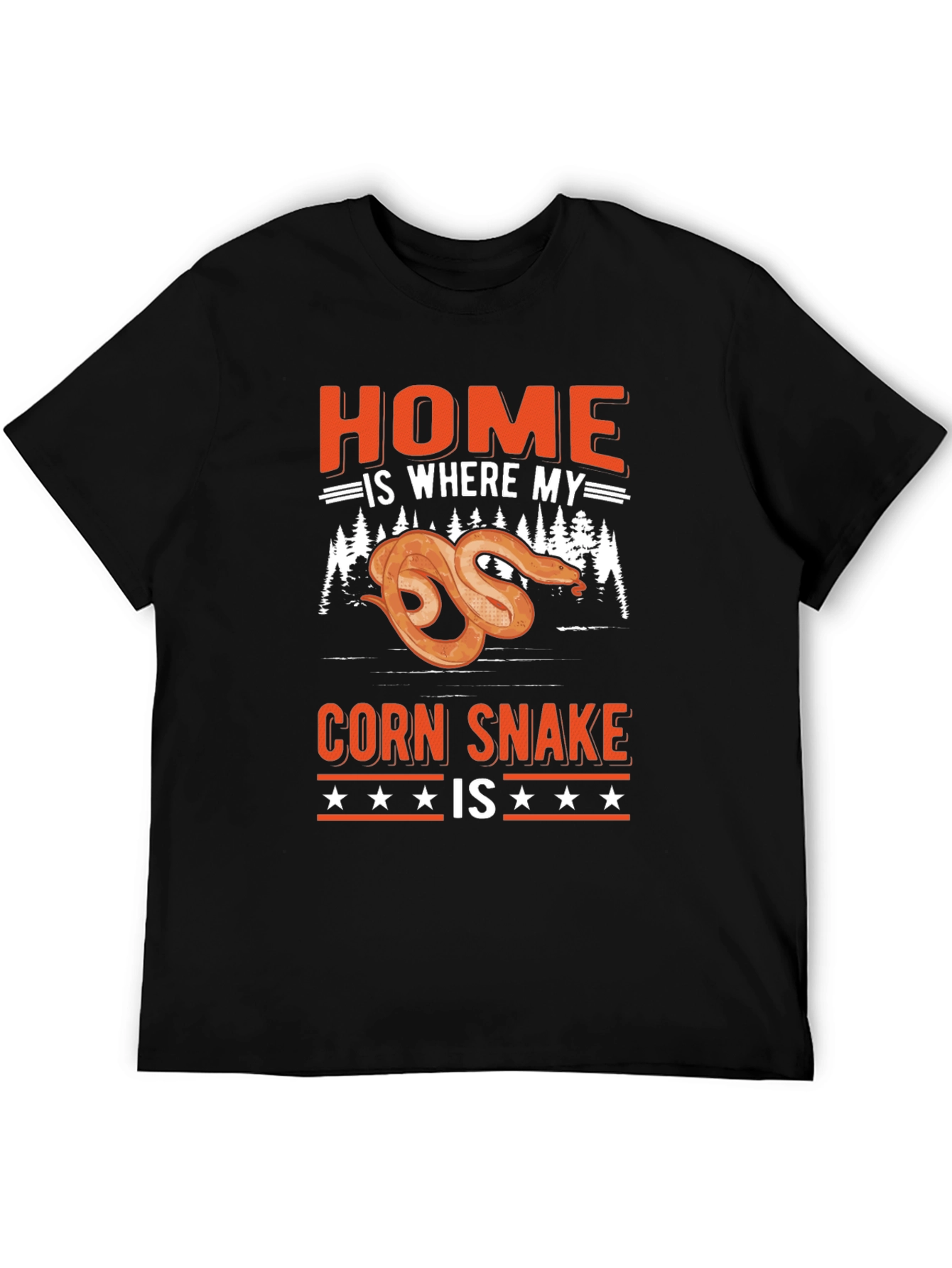 Home is Where My Corn Snake Is Graphic T-Shirt