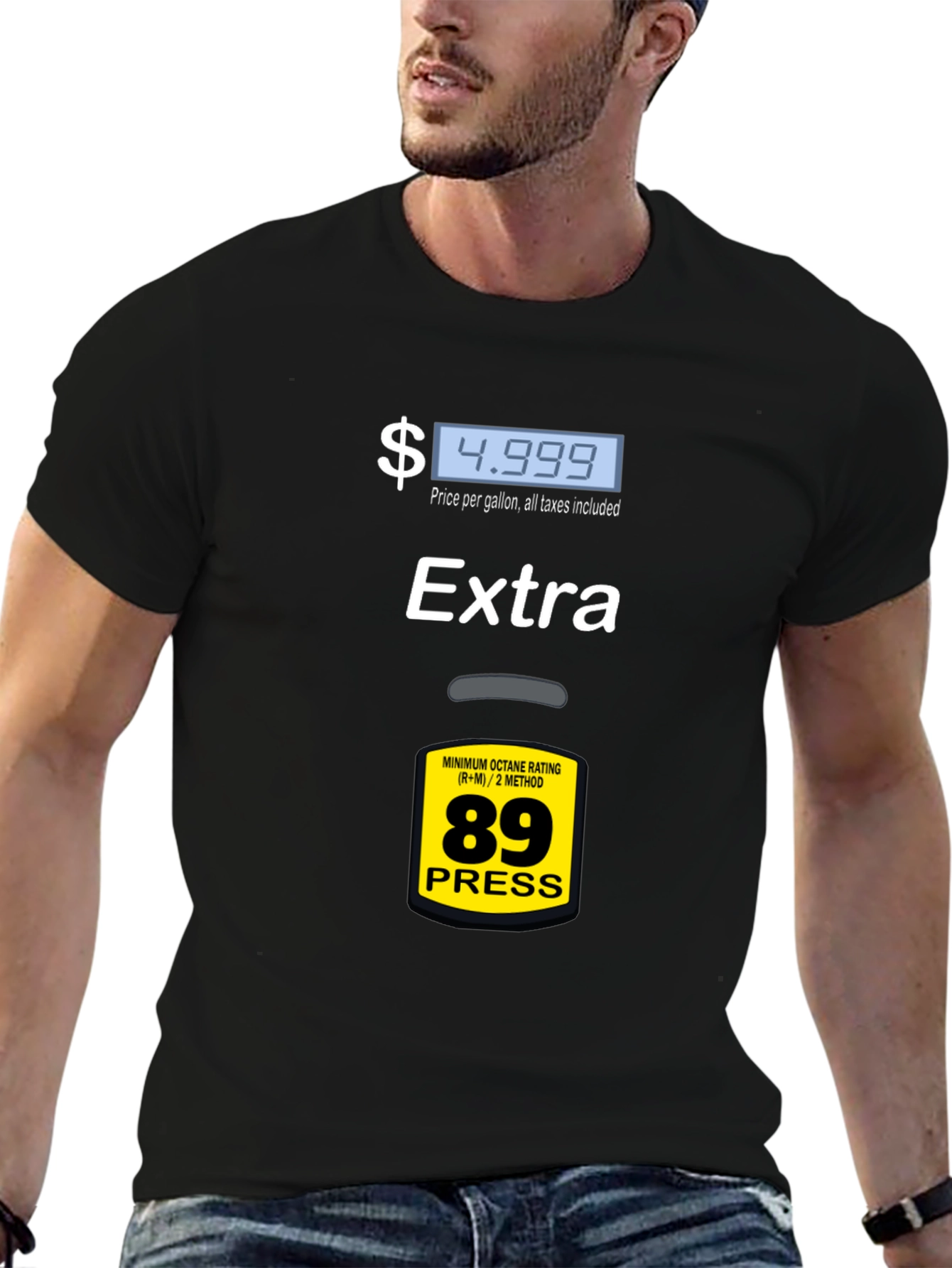 Funny Gas Price T-Shirt - Extra Octane 89