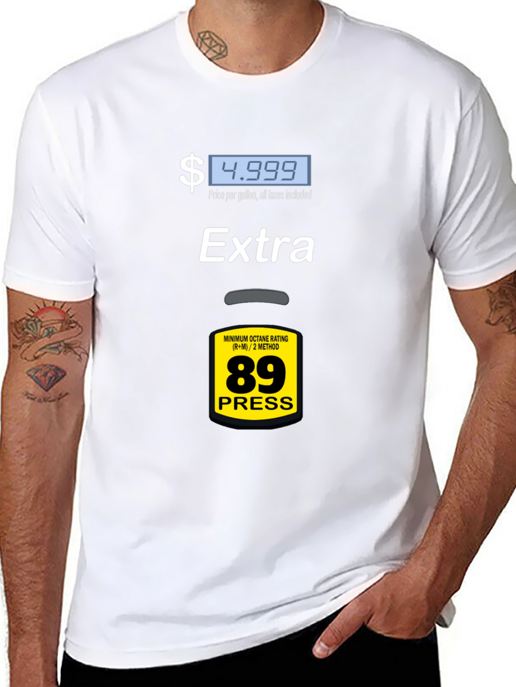 Funny Gas Price T-Shirt - Extra Octane 89