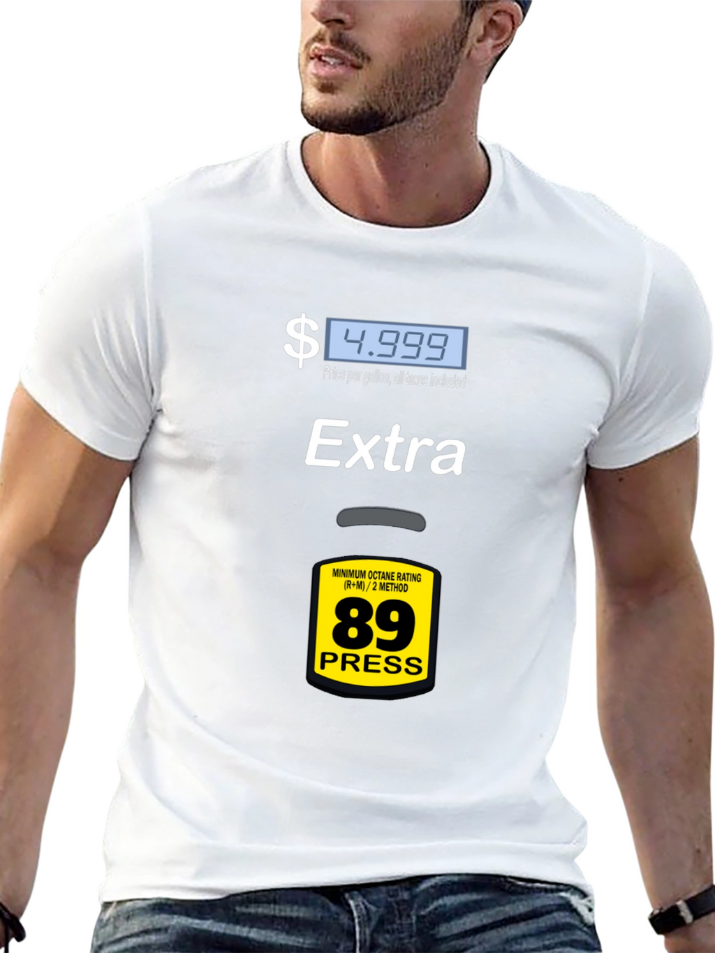 Funny Gas Price T-Shirt - Extra Octane 89