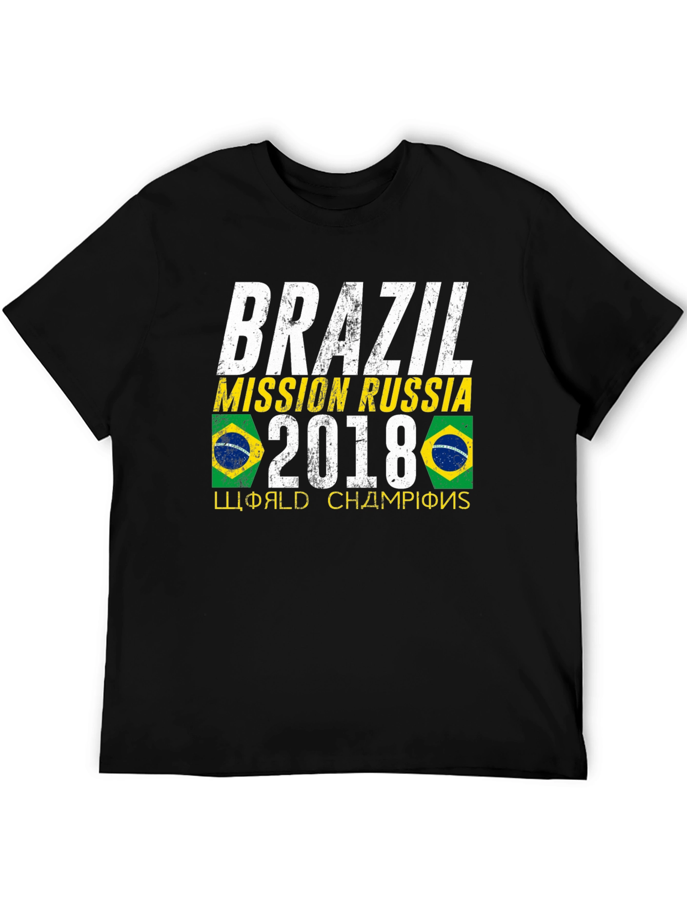 Brazil Mission Russia 2018 World Champions T-Shirt