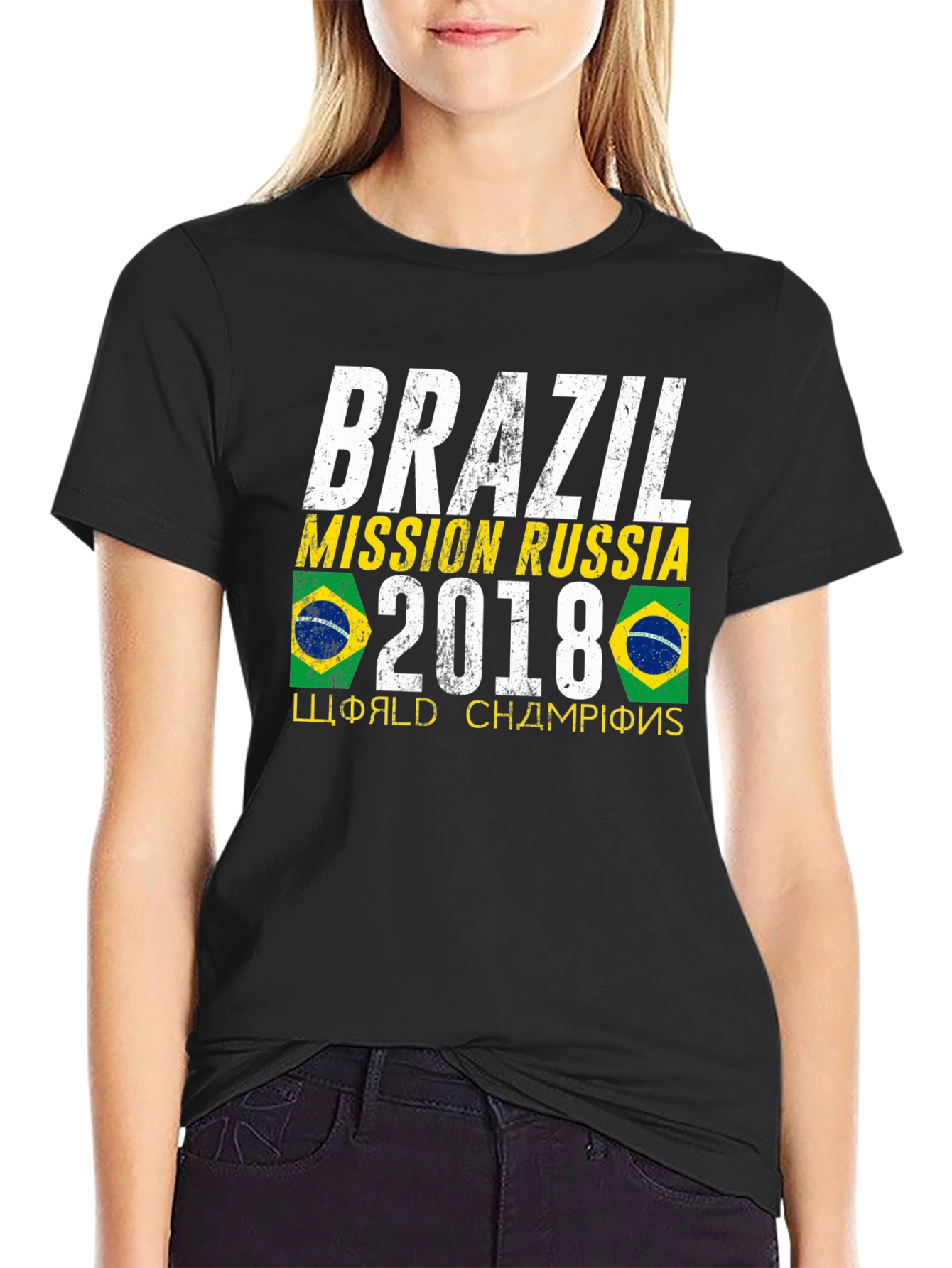 Brazil Mission Russia 2018 World Champions T-Shirt