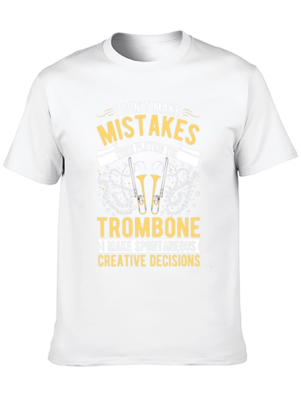 Trombone Player Graphic Tee - Spontaneous Decisions