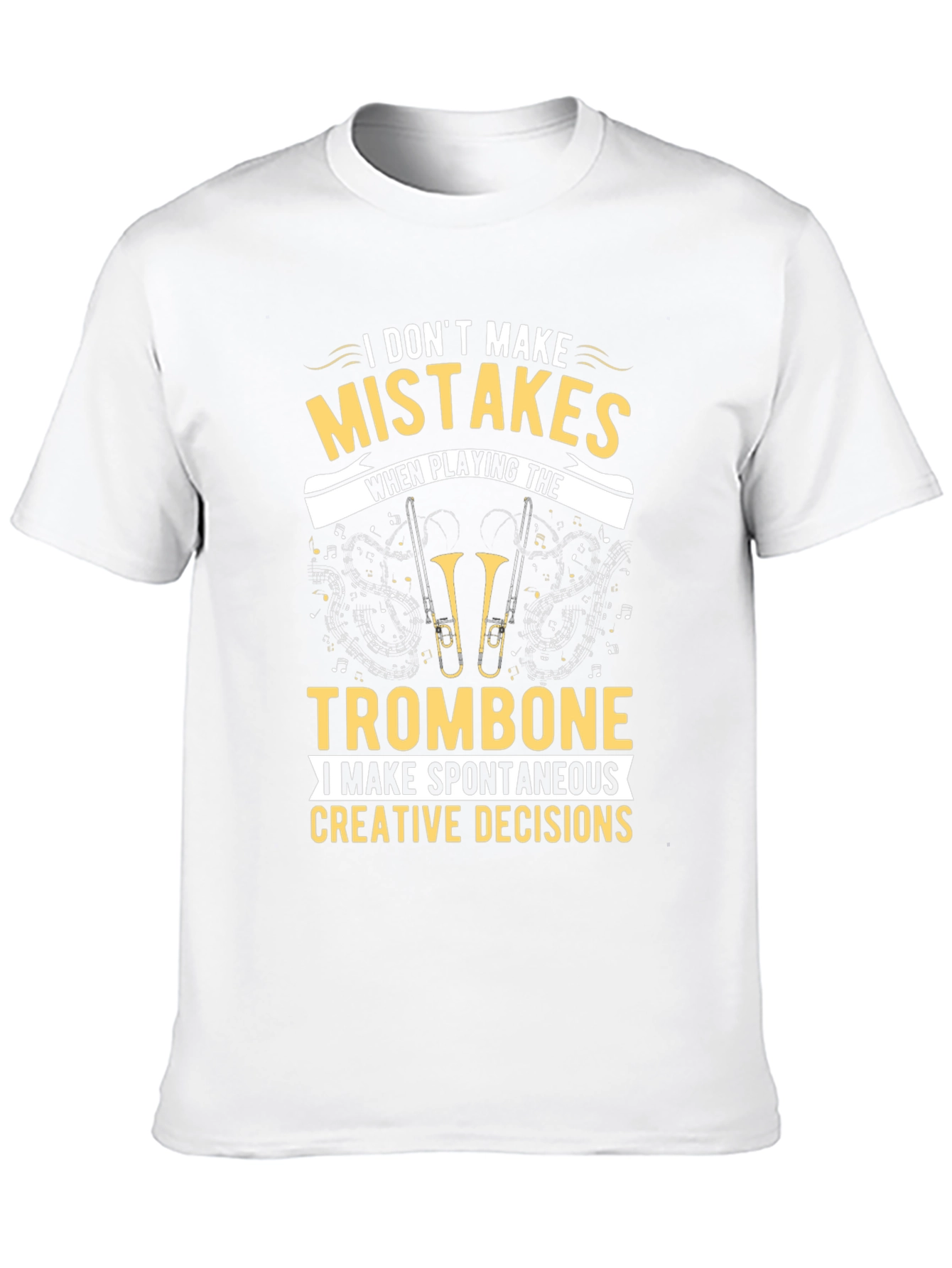 Trombone Player Graphic Tee - Spontaneous Decisions