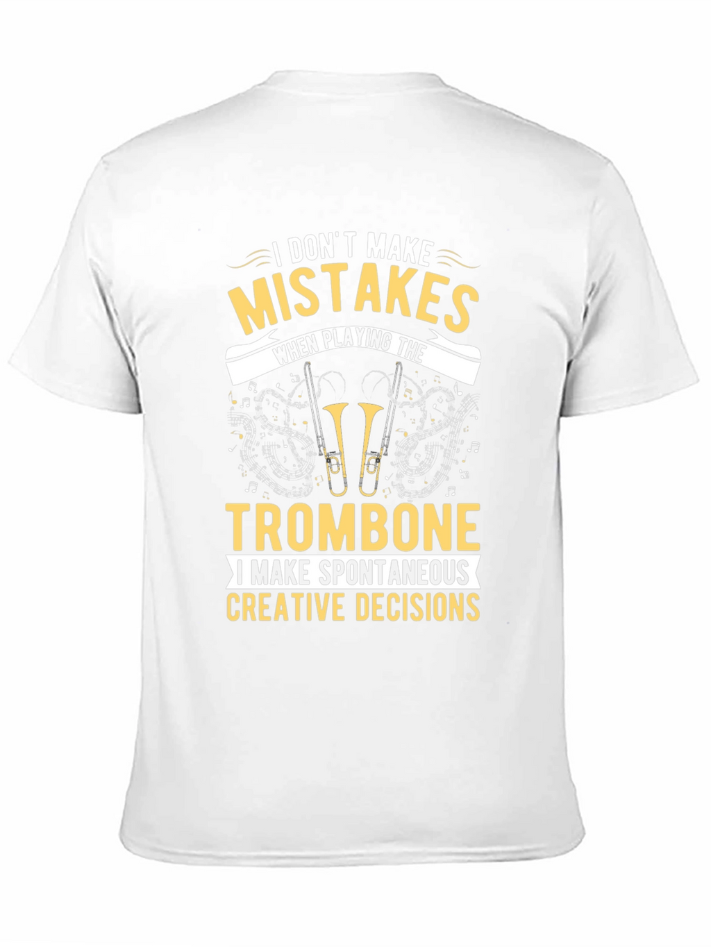 Trombone Player Graphic Tee - Spontaneous Decisions