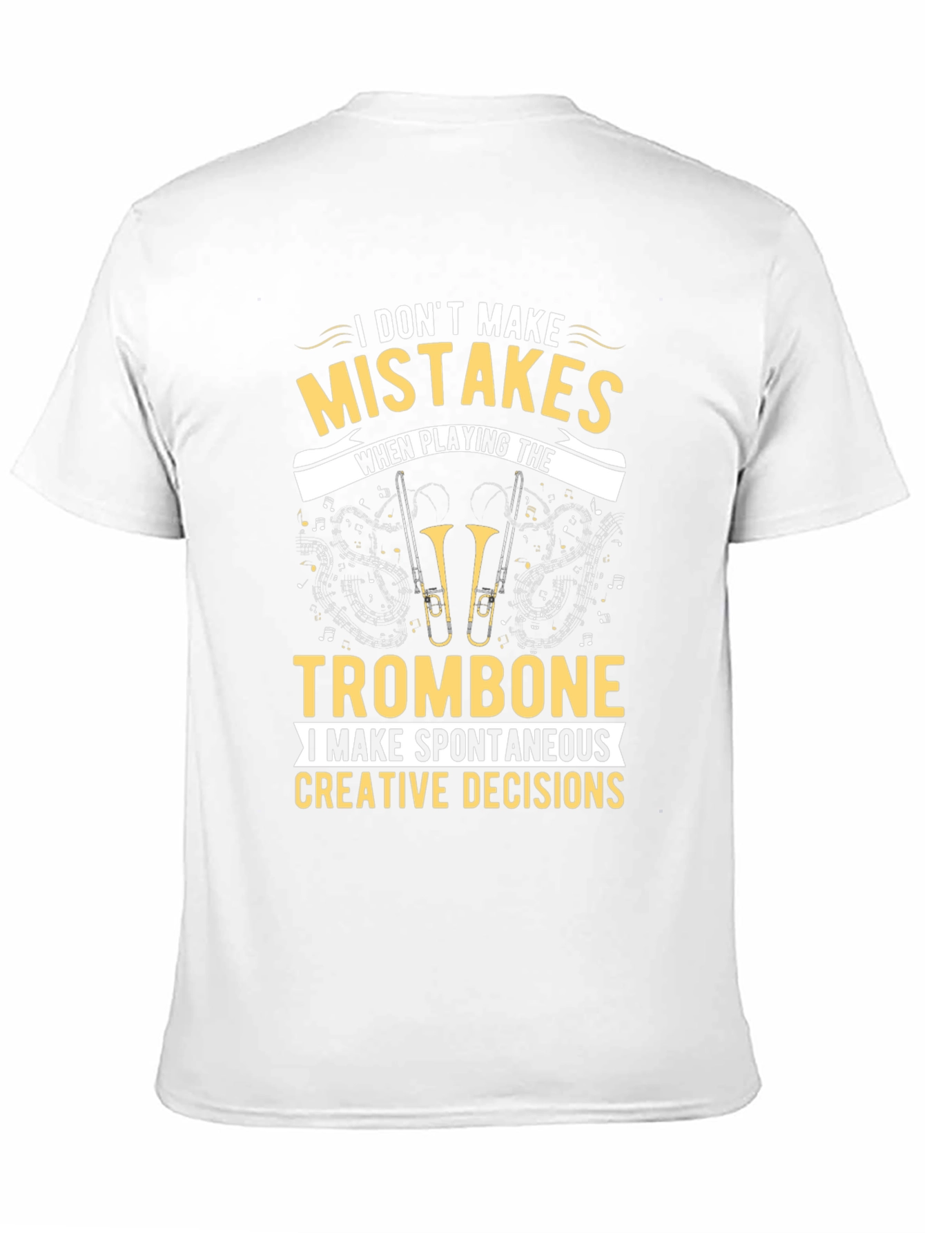 Trombone Player Graphic Tee - Spontaneous Decisions