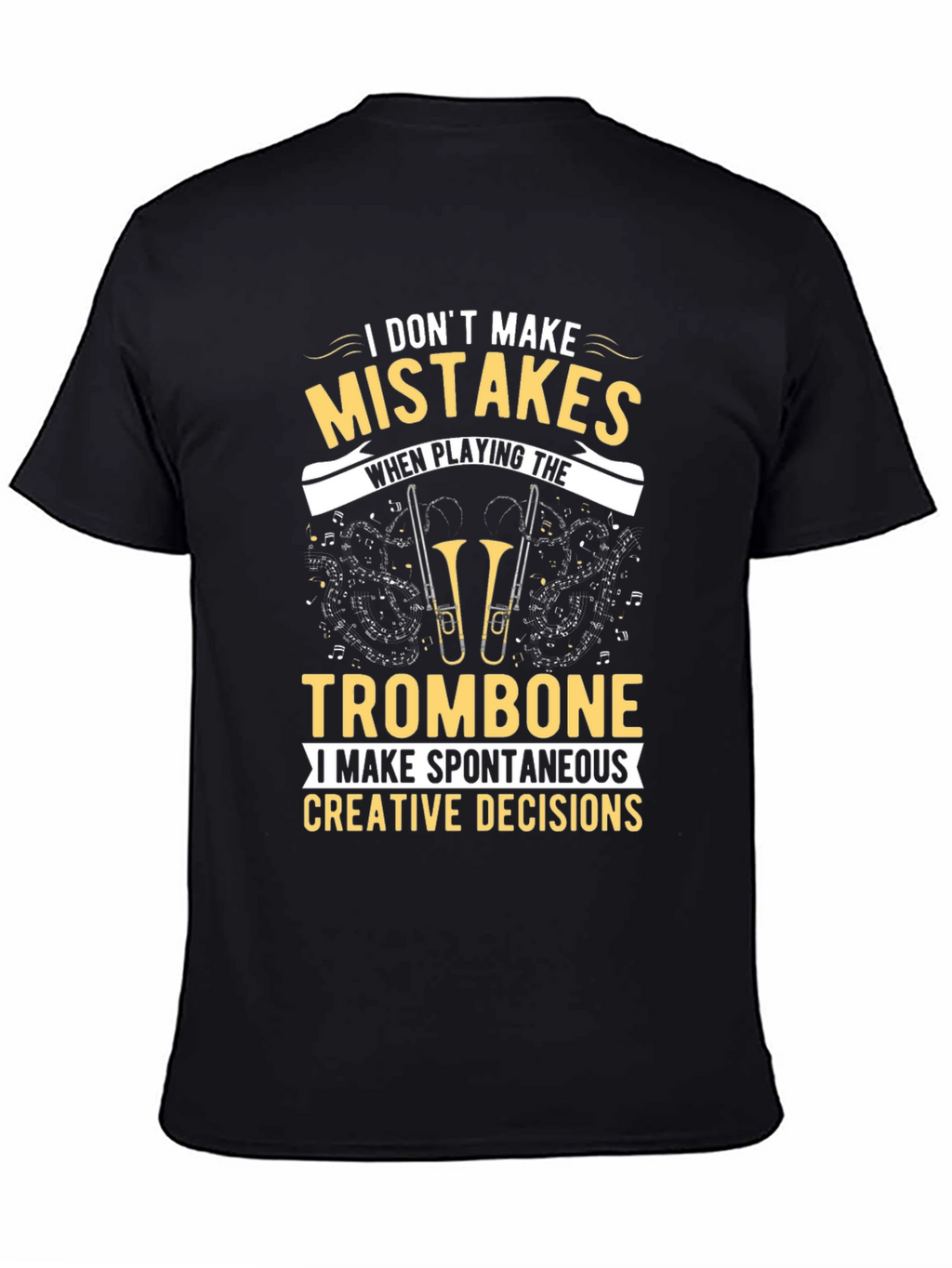 Trombone Player Graphic Tee - Spontaneous Decisions
