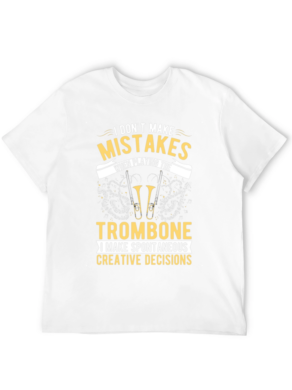 Trombone Player Graphic Tee - Spontaneous Decisions