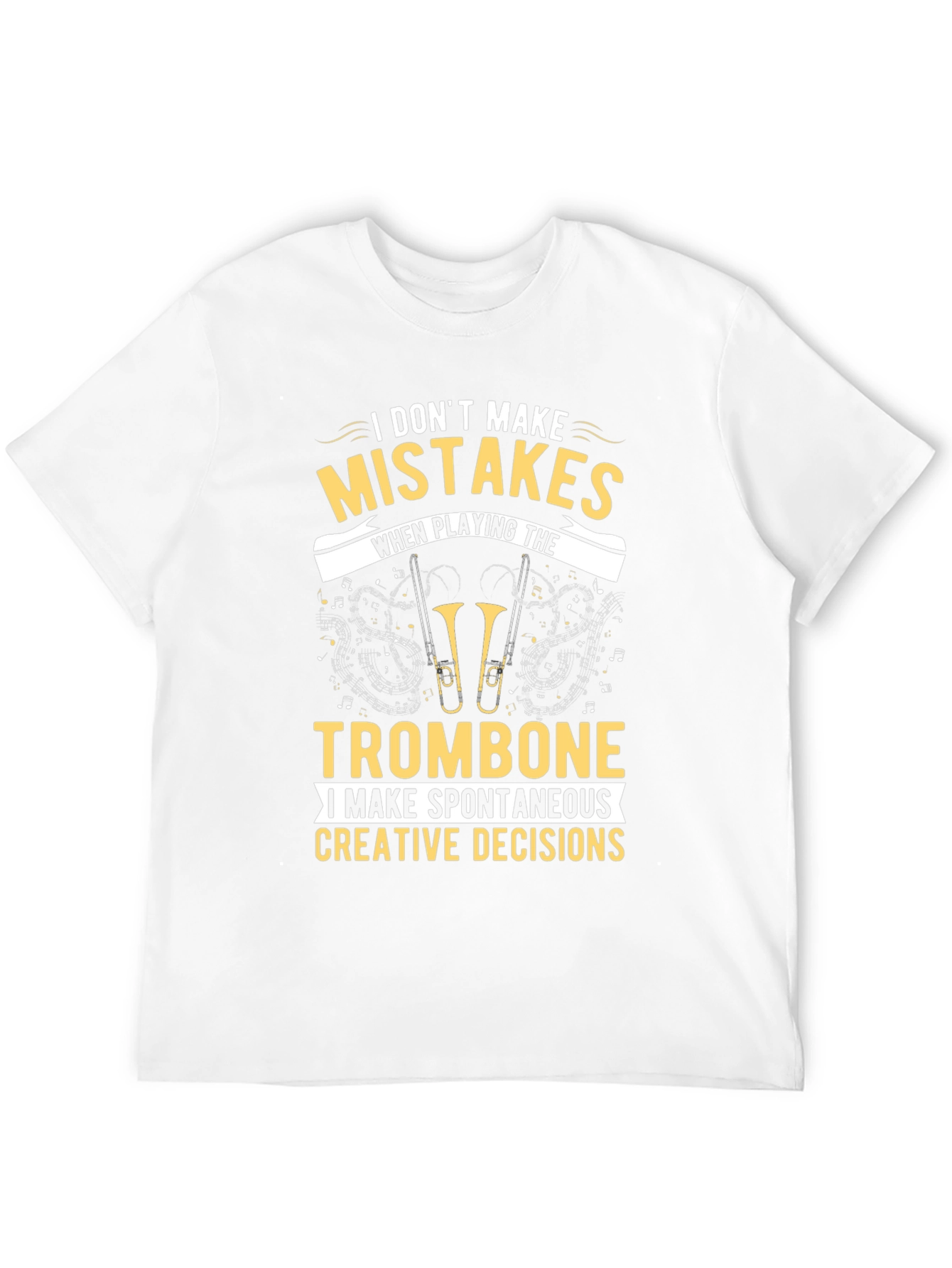Trombone Player Graphic Tee - Spontaneous Decisions