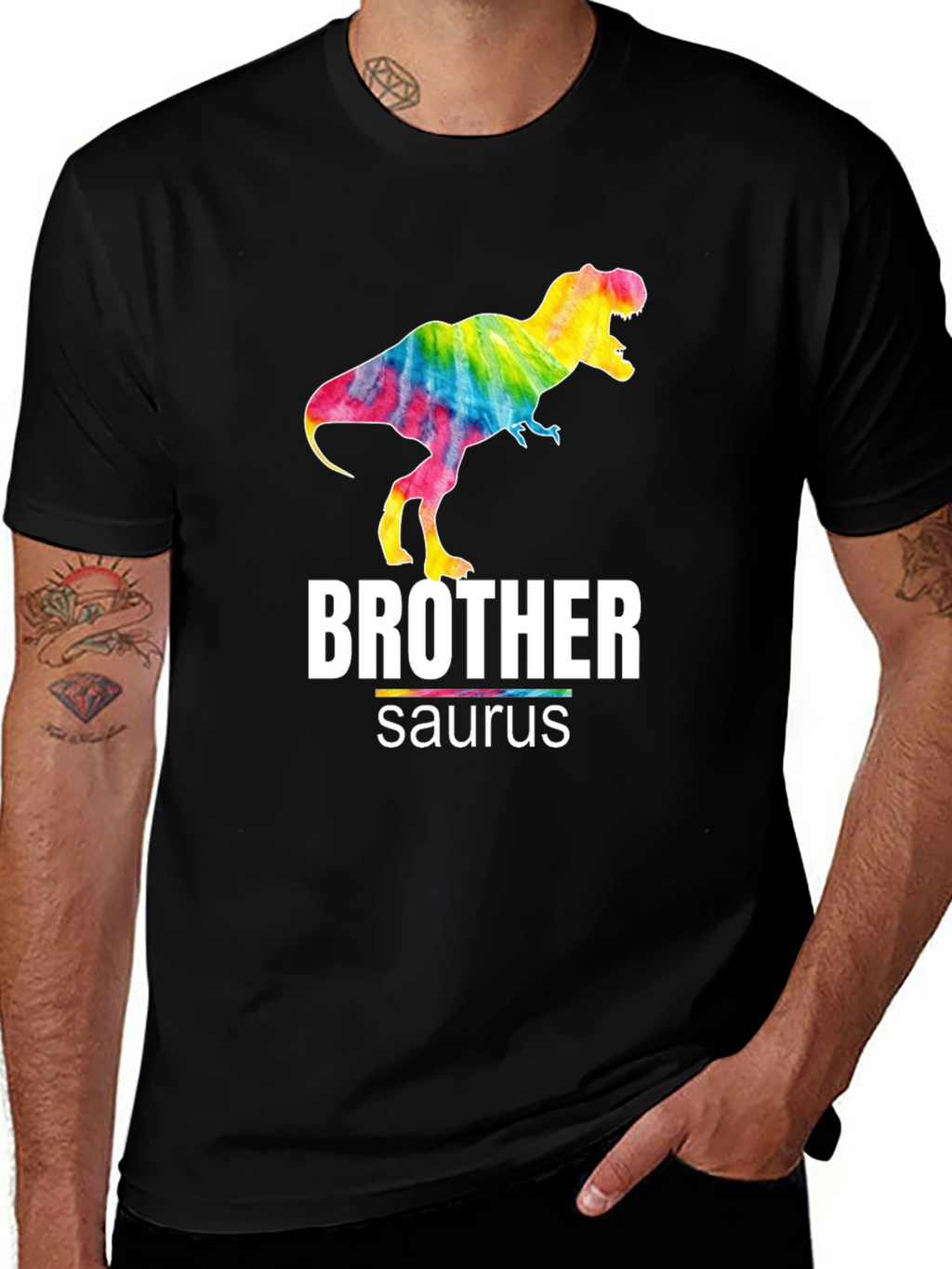 Brother Saurus T-Shirt - Fun Dinosaur Tee