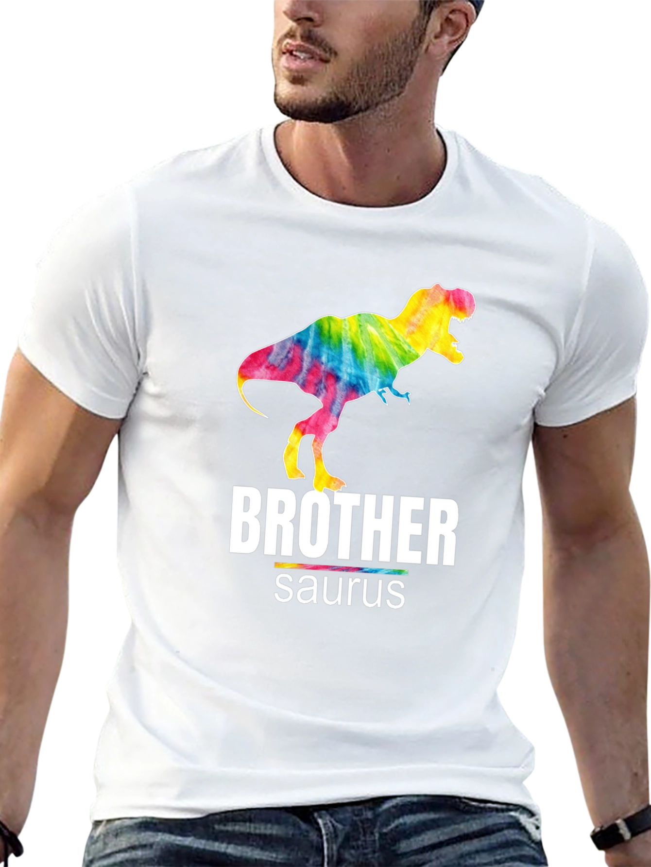 Brother Saurus T-Shirt - Fun Dinosaur Tee