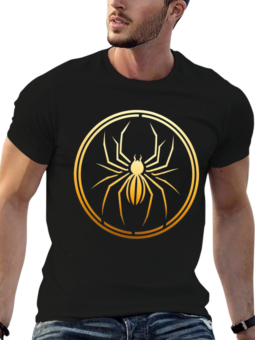 Spider Graphic Black T-Shirt