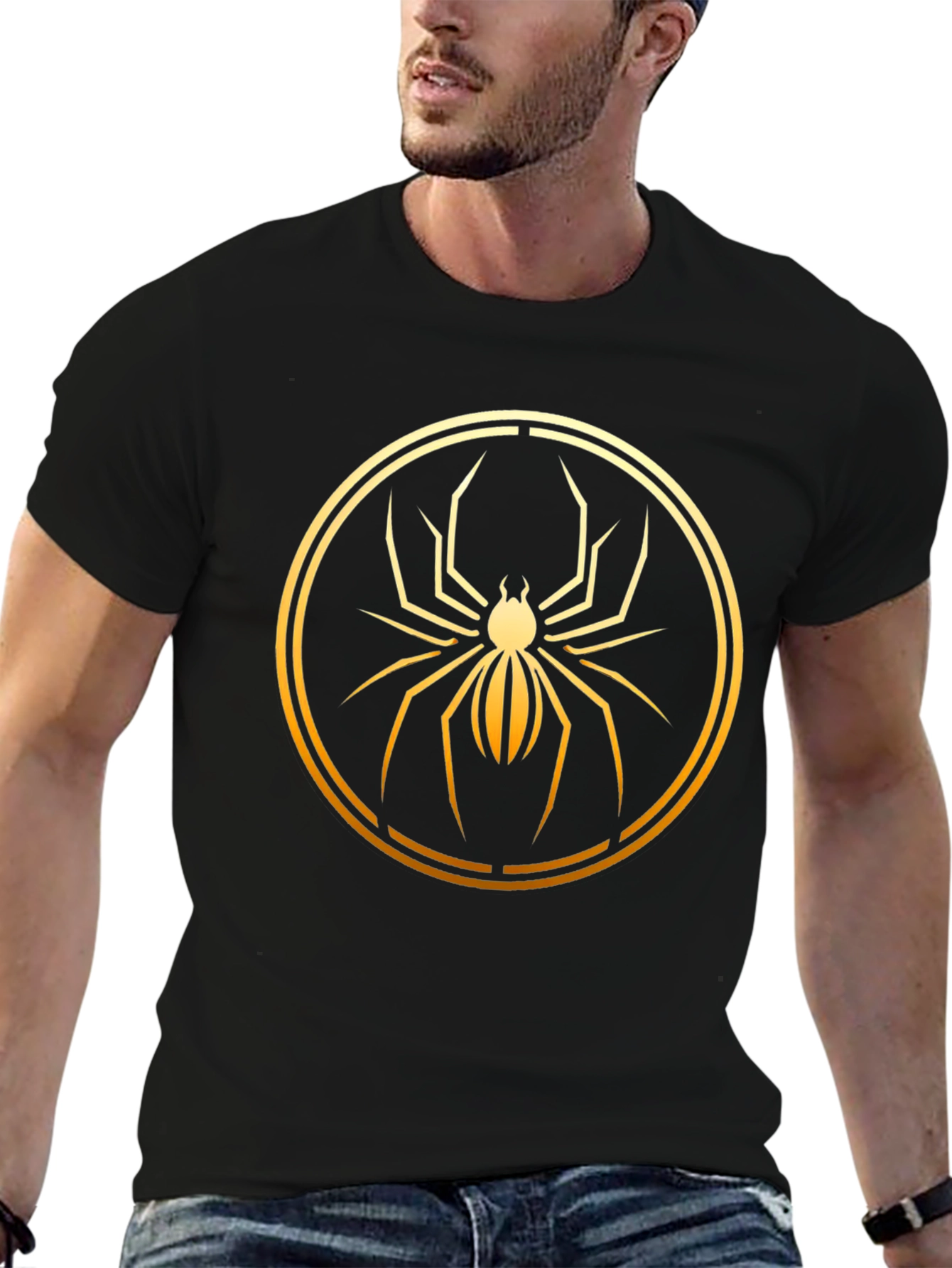 Spider Graphic Black T-Shirt