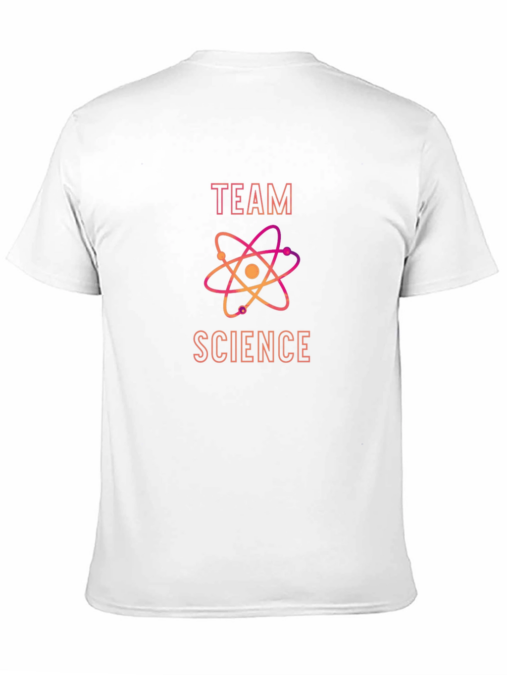 Team Science Black T-Shirt with Atom Design