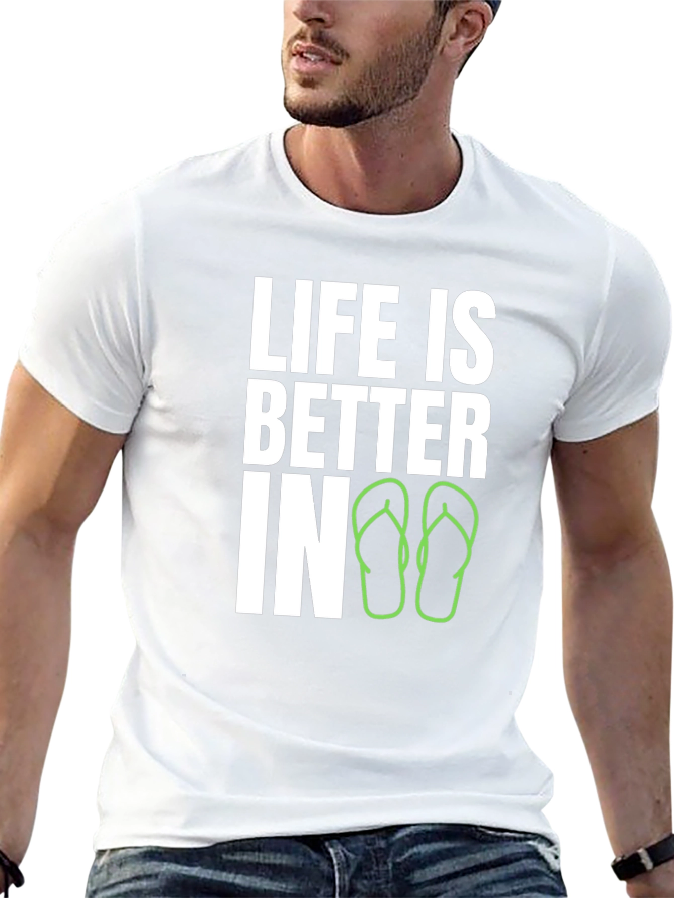 Life is Better In Flip Flops Graphic T-Shirt