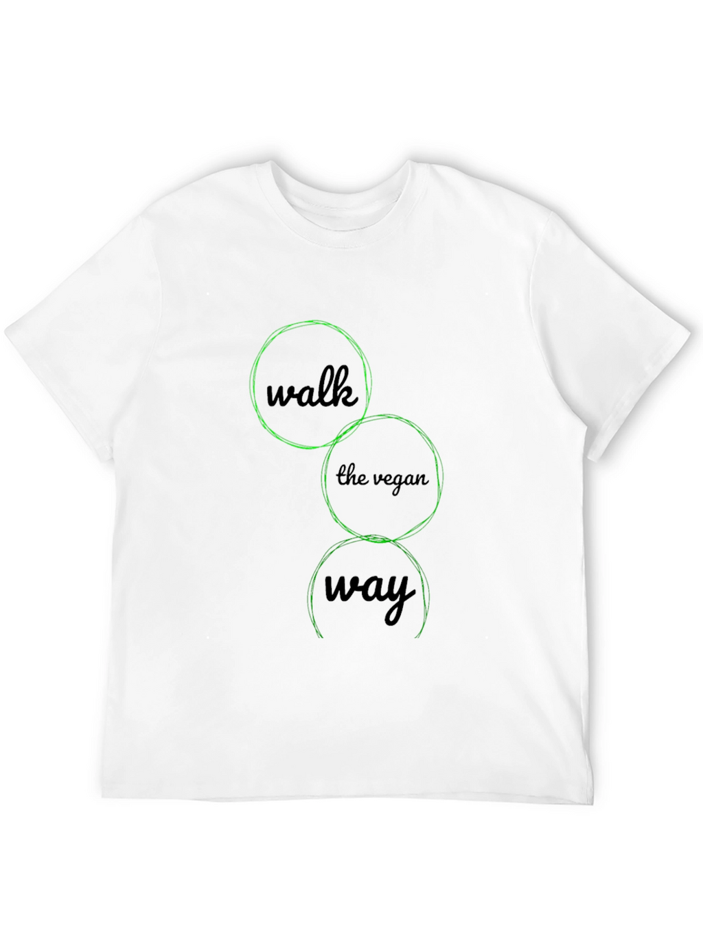 Vegan Way Black Graphic Tee