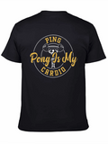 Ping Pong Is My Cardio Graphic T-Shirt