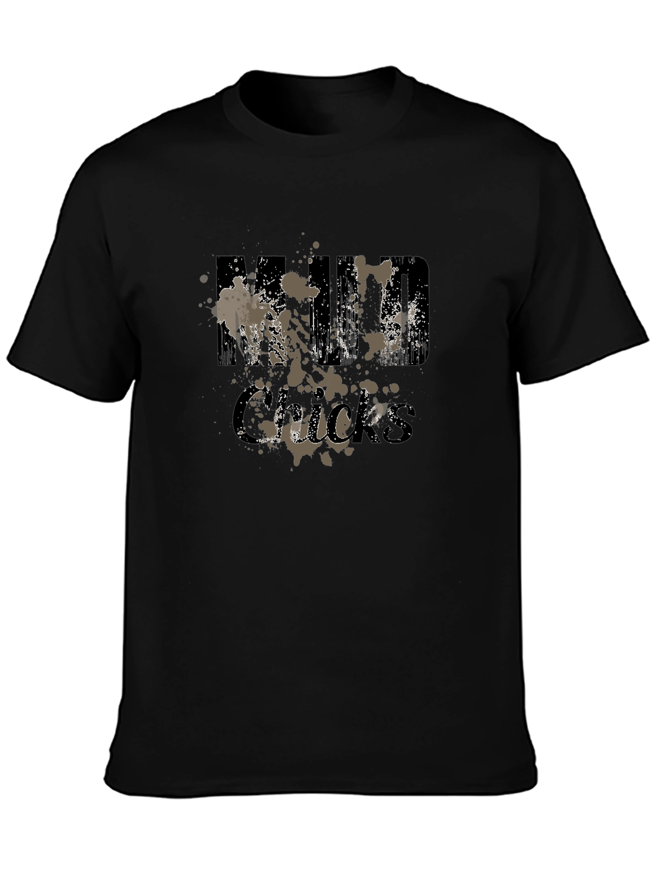 Mud Chicks Graphic Tee - Black Cotton Blend