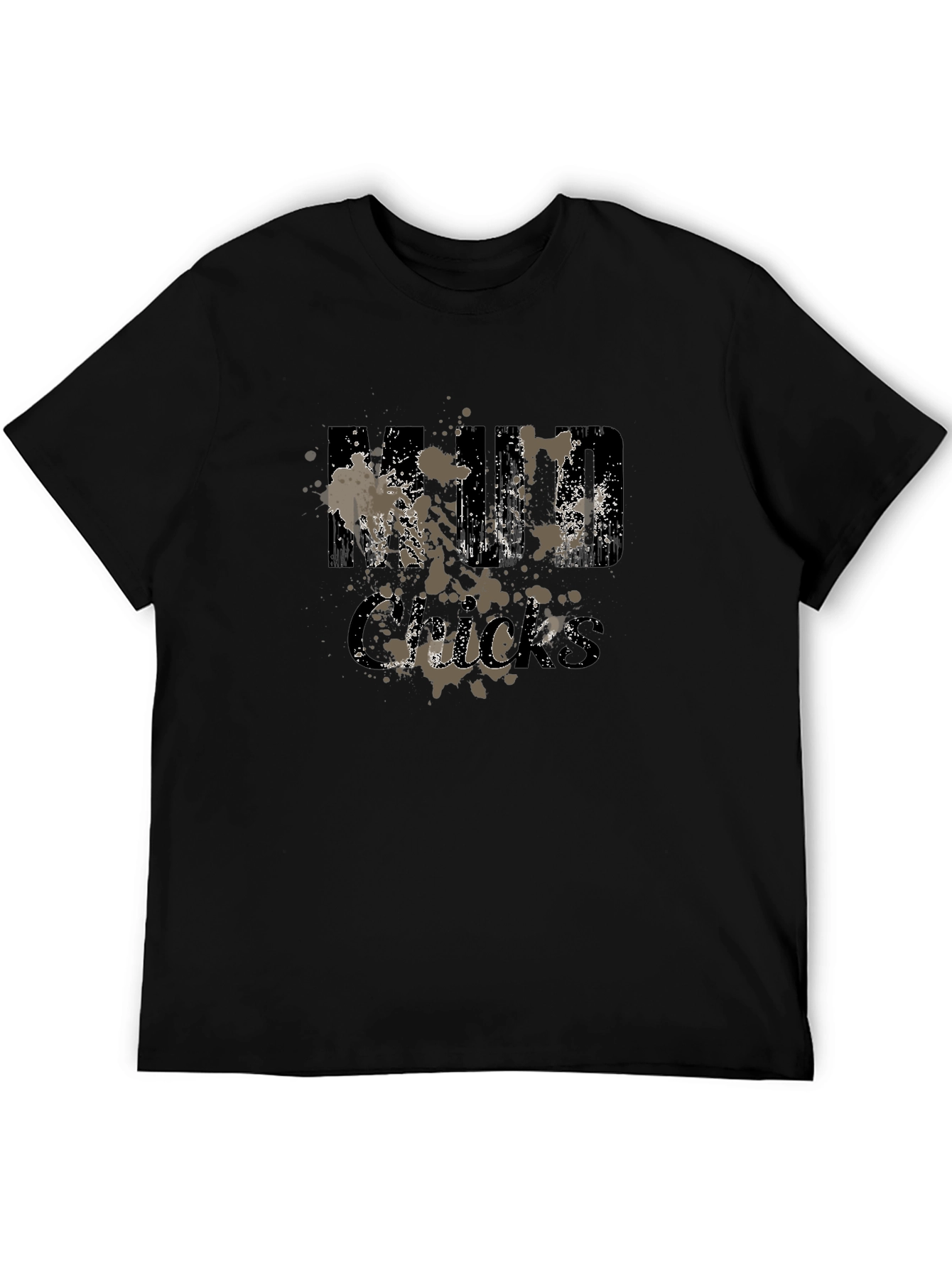 Mud Chicks Graphic Tee - Black Cotton Blend