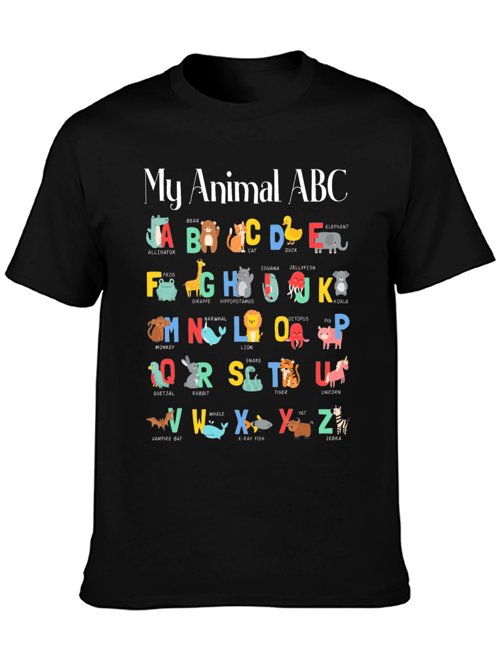 Animal ABC T-Shirt - Educational and Fun