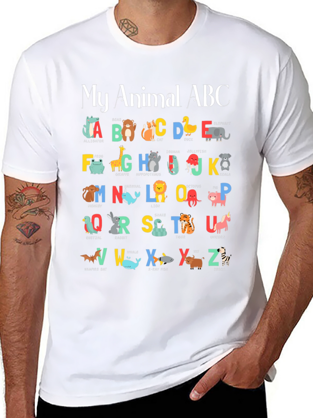 Animal ABC T-Shirt - Educational and Fun