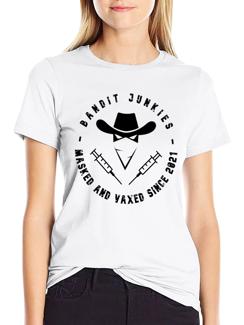 Bandit Junkies Masked & Vaxed Tee