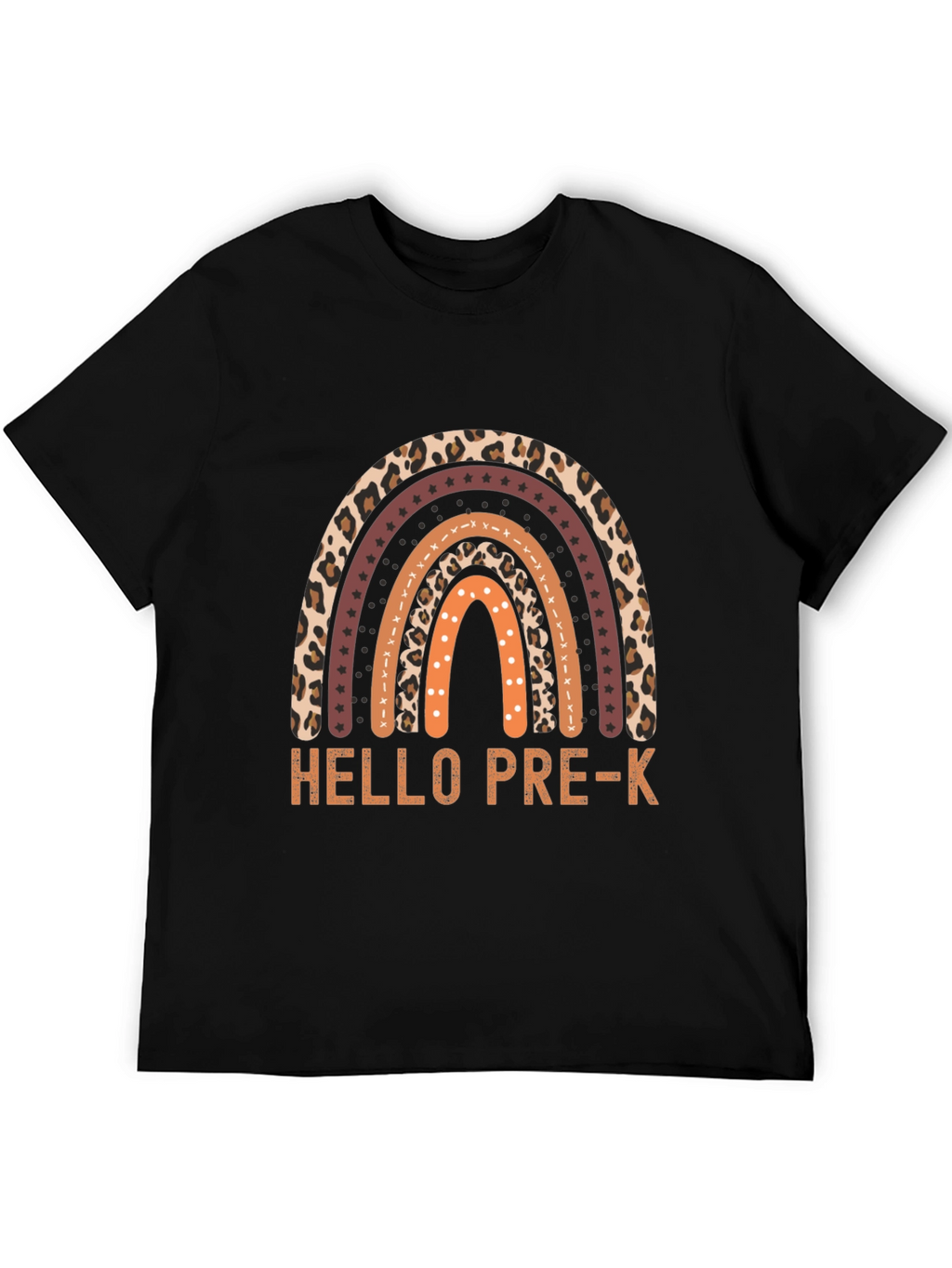 Hello Pre-K Rainbow Teacher Shirt