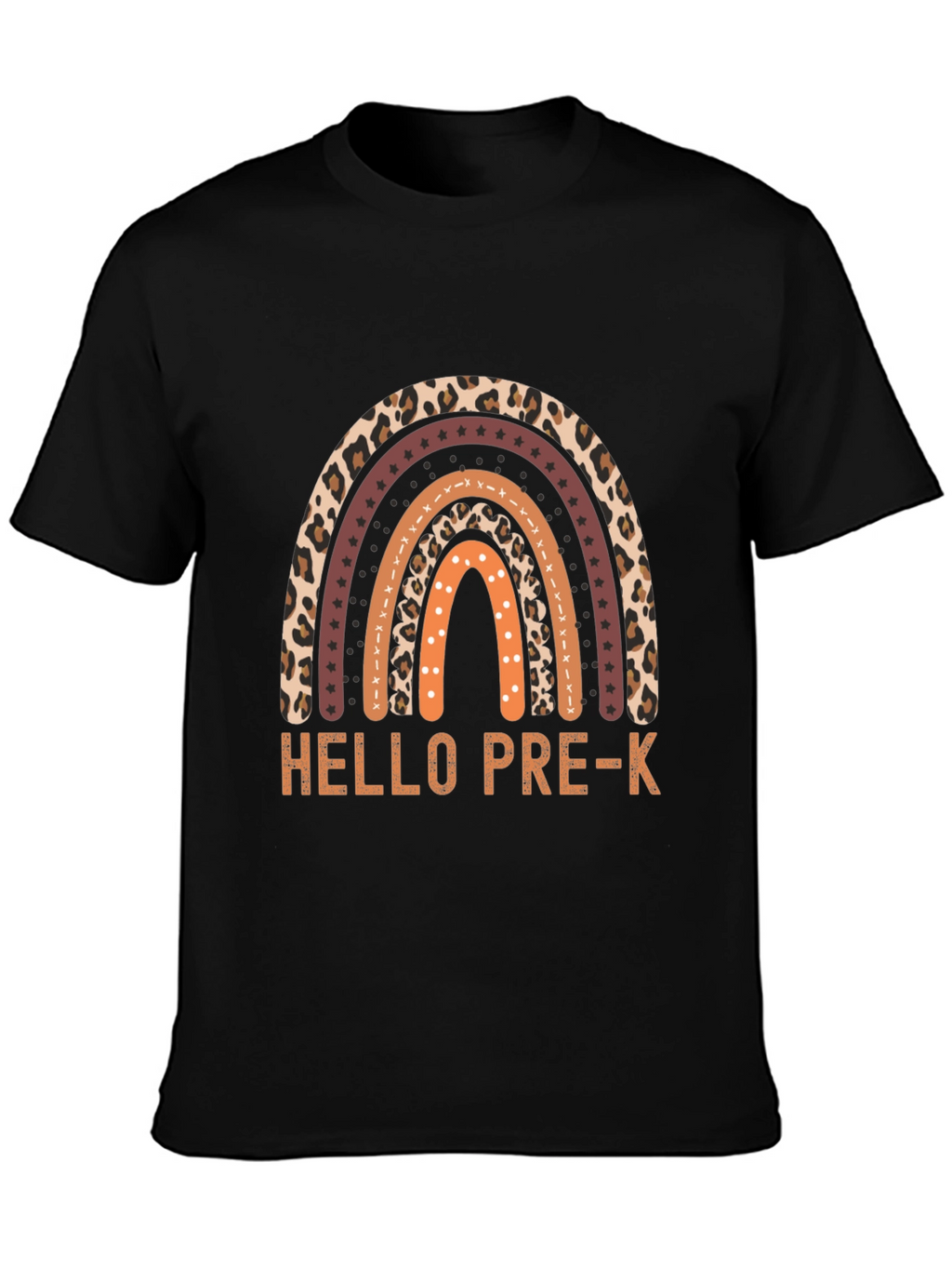 Hello Pre-K Rainbow Teacher Shirt