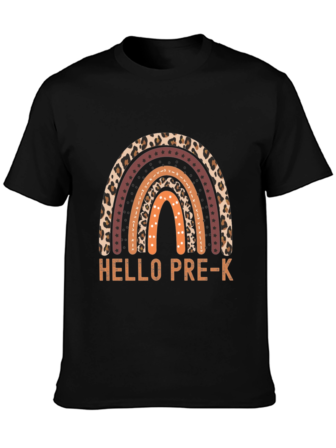 Hello Pre-K Rainbow Teacher Shirt