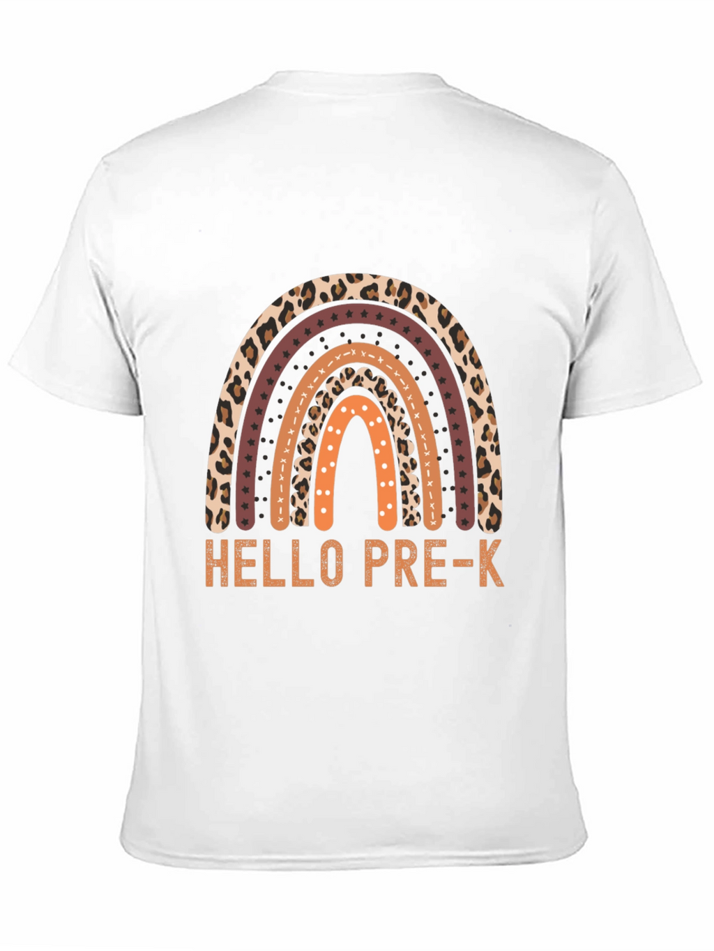 Hello Pre-K Rainbow Teacher Shirt