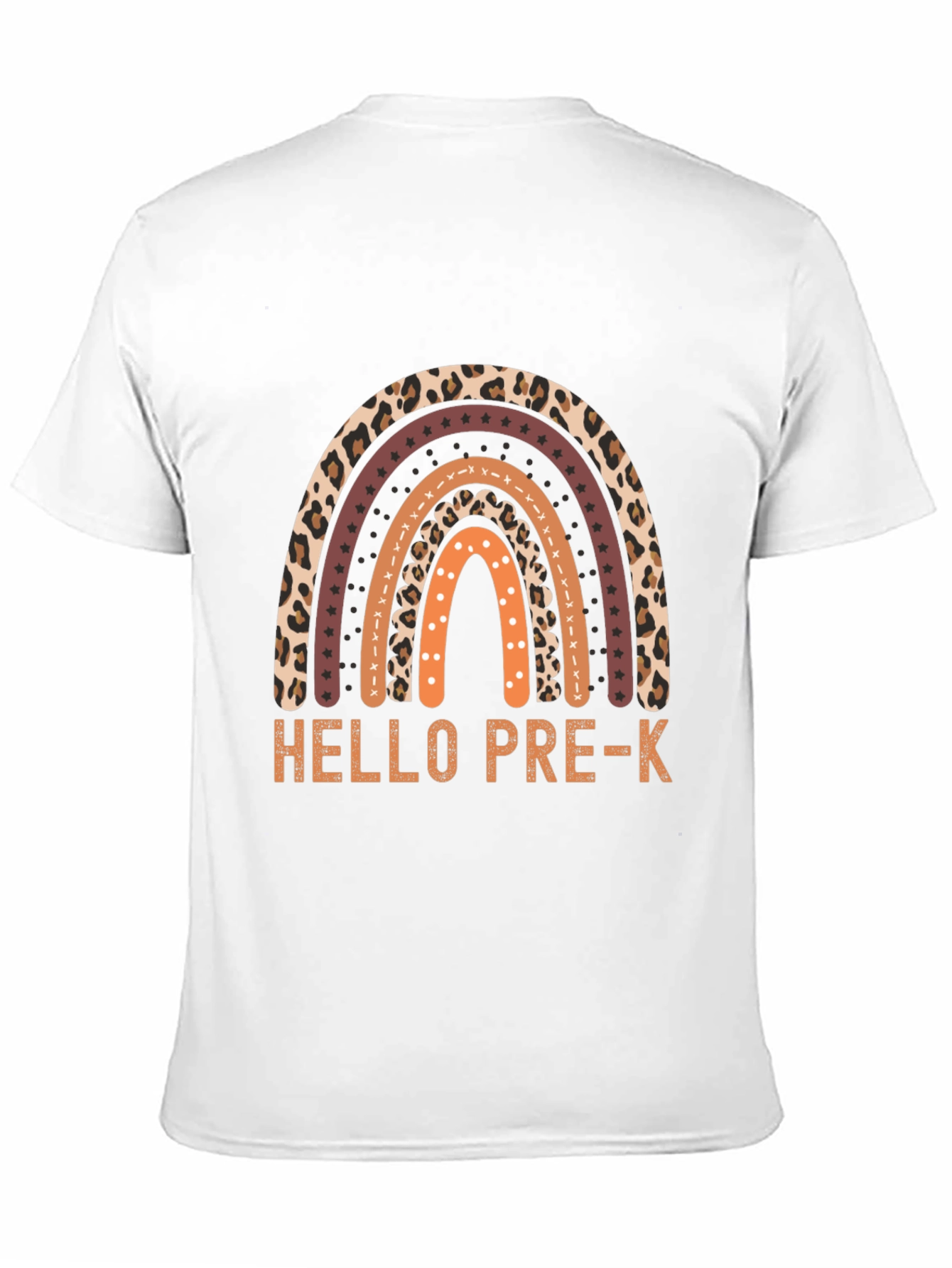 Hello Pre-K Rainbow Teacher Shirt