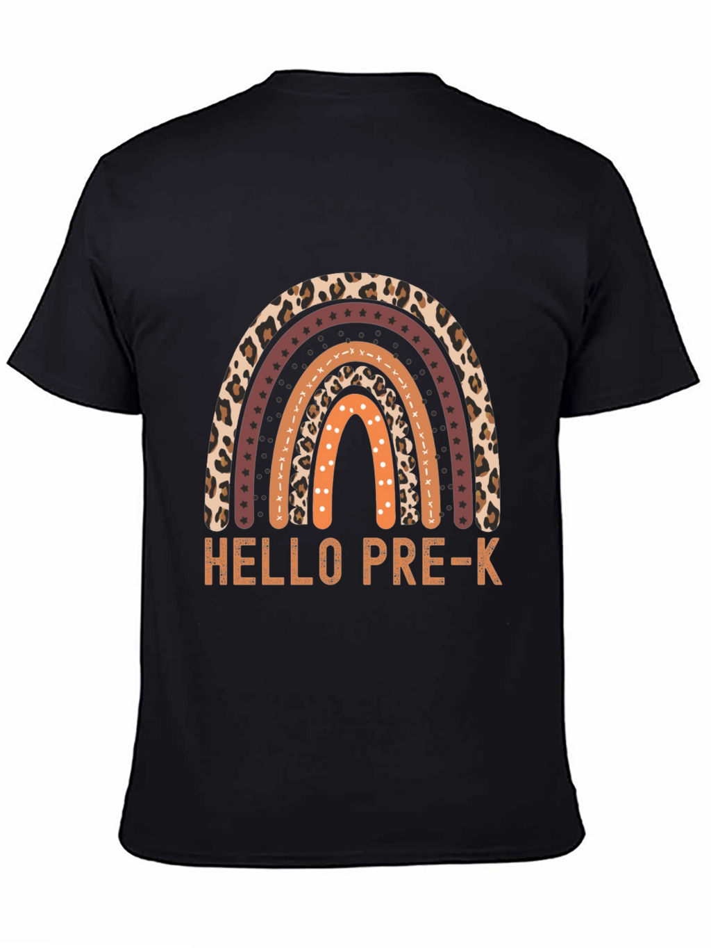 Hello Pre-K Rainbow Teacher Shirt