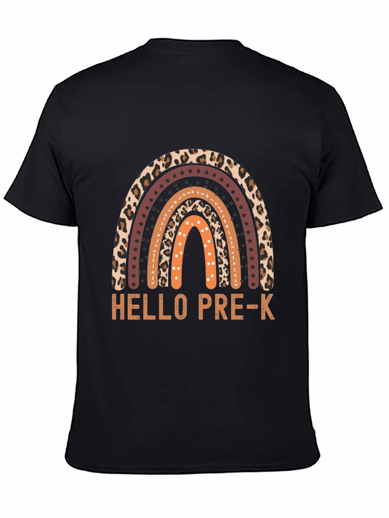 Hello Pre-K Rainbow Teacher Shirt