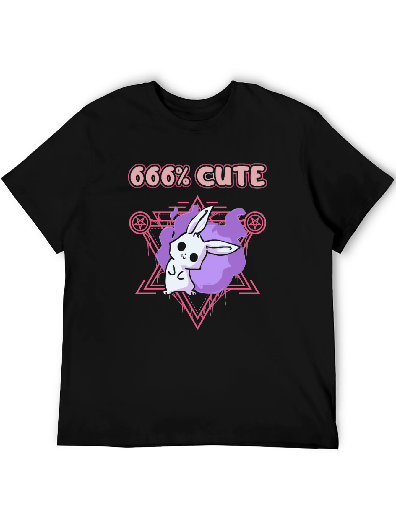 666% Cute Bunny Graphic Tee