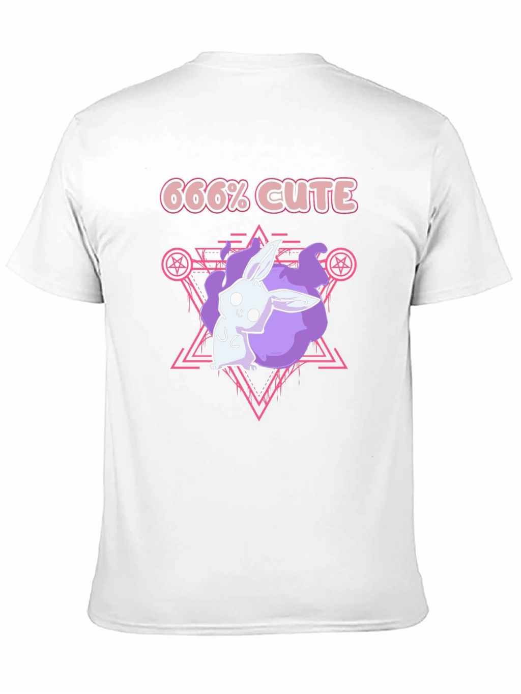 666% Cute Bunny Graphic Tee