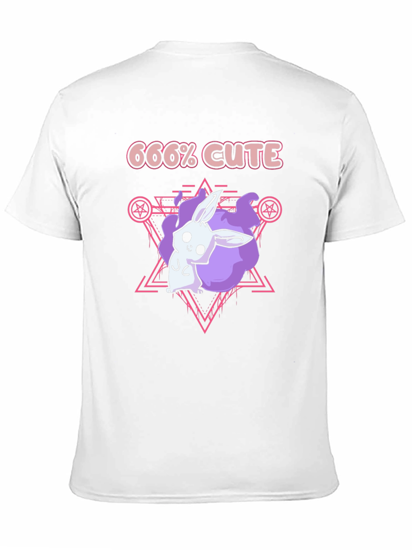 666% Cute Bunny Graphic Tee