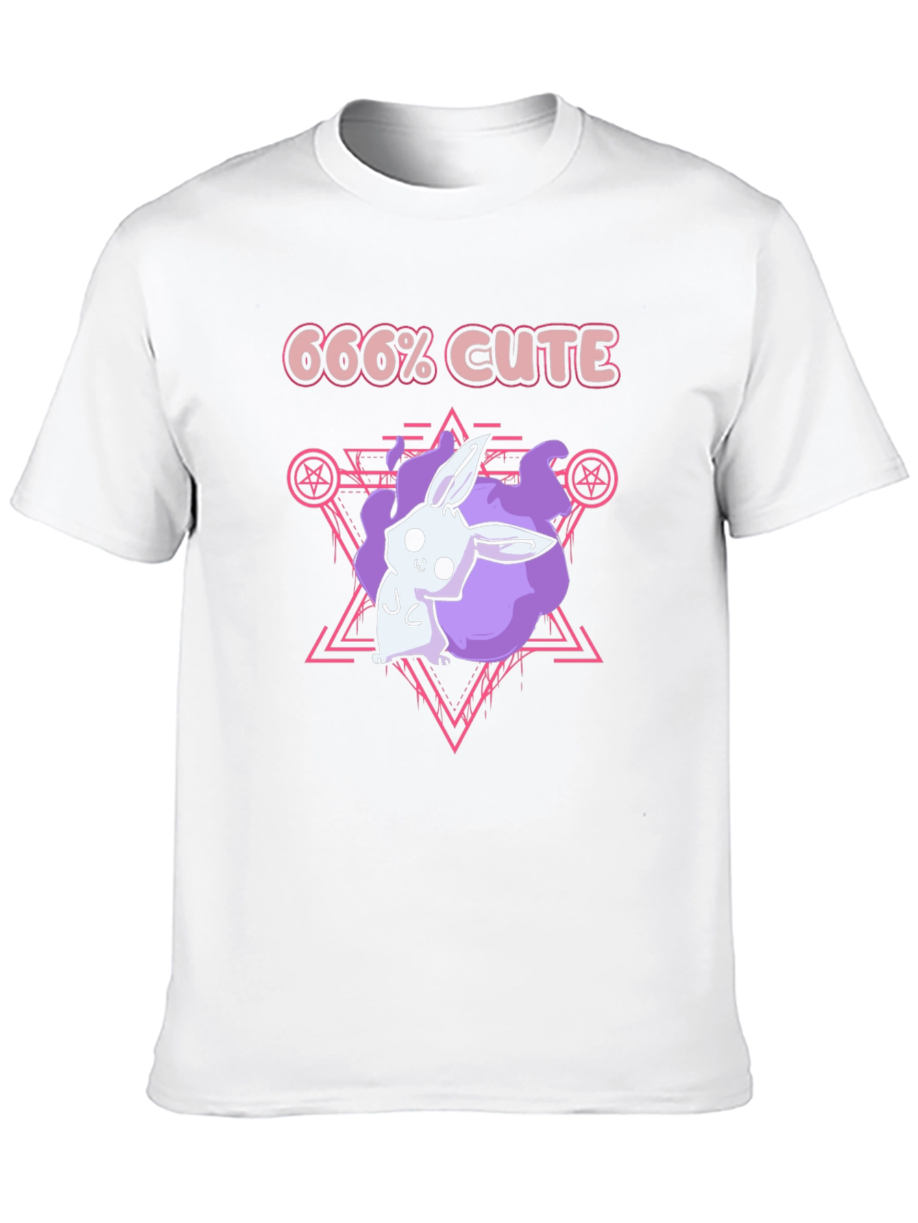 666% Cute Bunny Graphic Tee