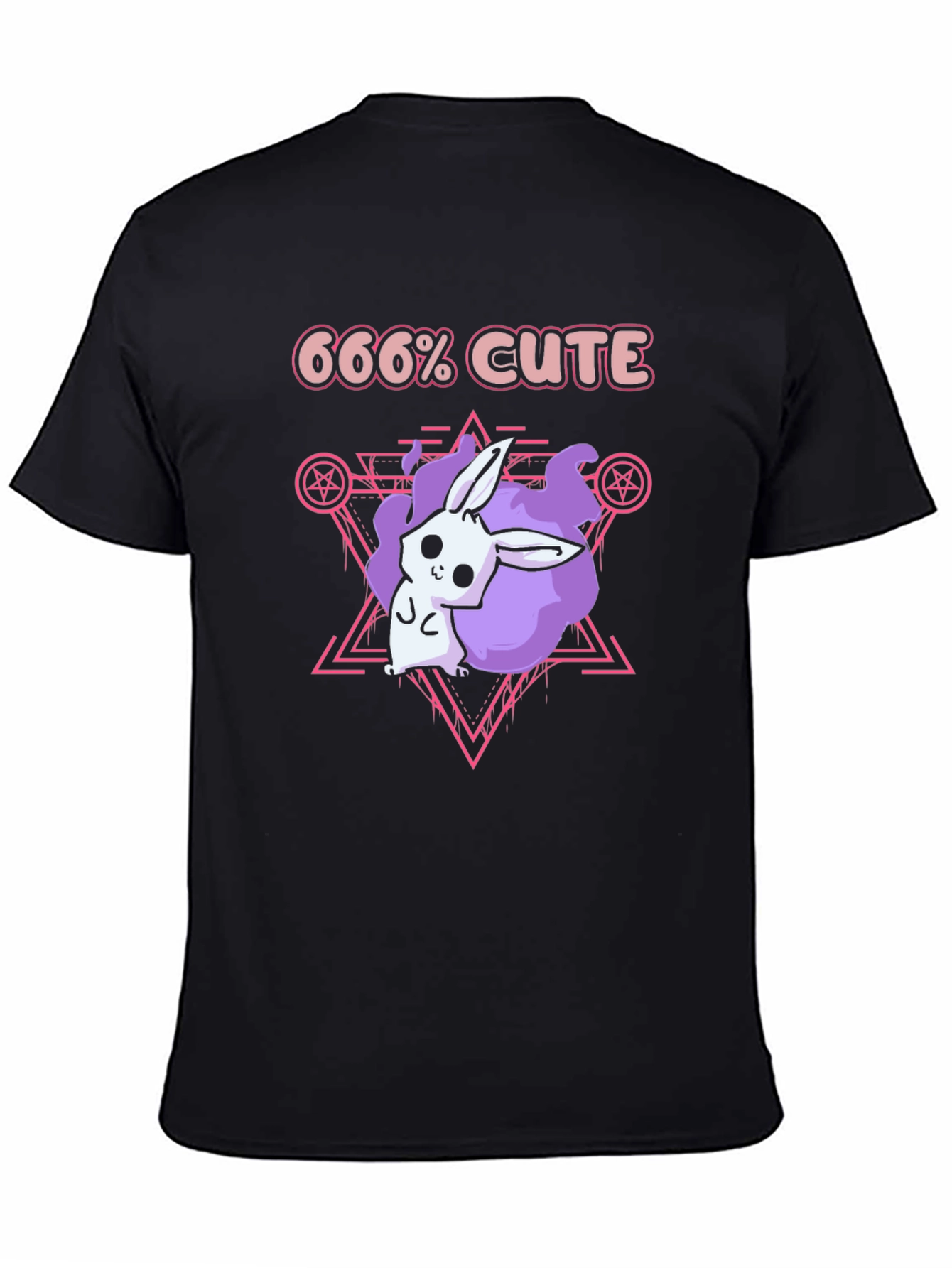 666% Cute Bunny Graphic Tee