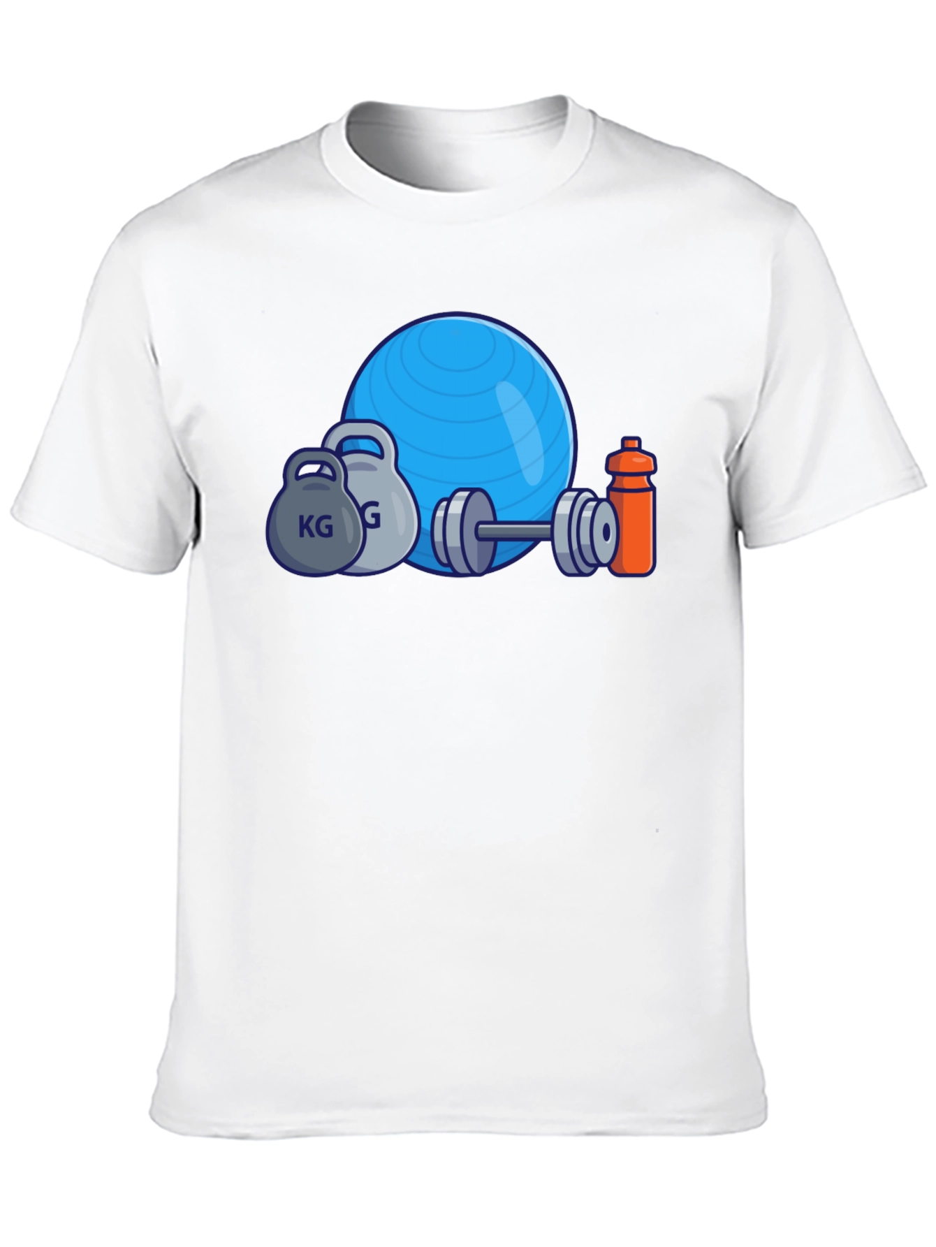 Workout Graphic T-Shirt - Fitness Design