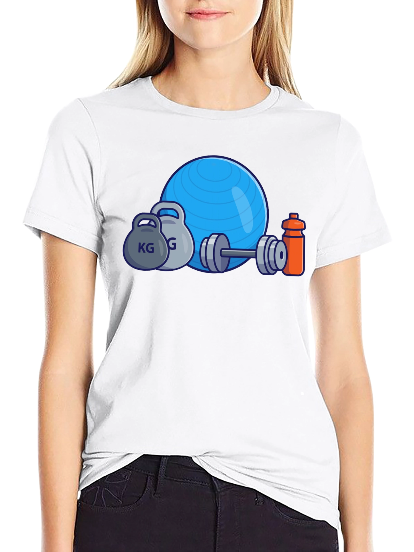 Workout Graphic T-Shirt - Fitness Design