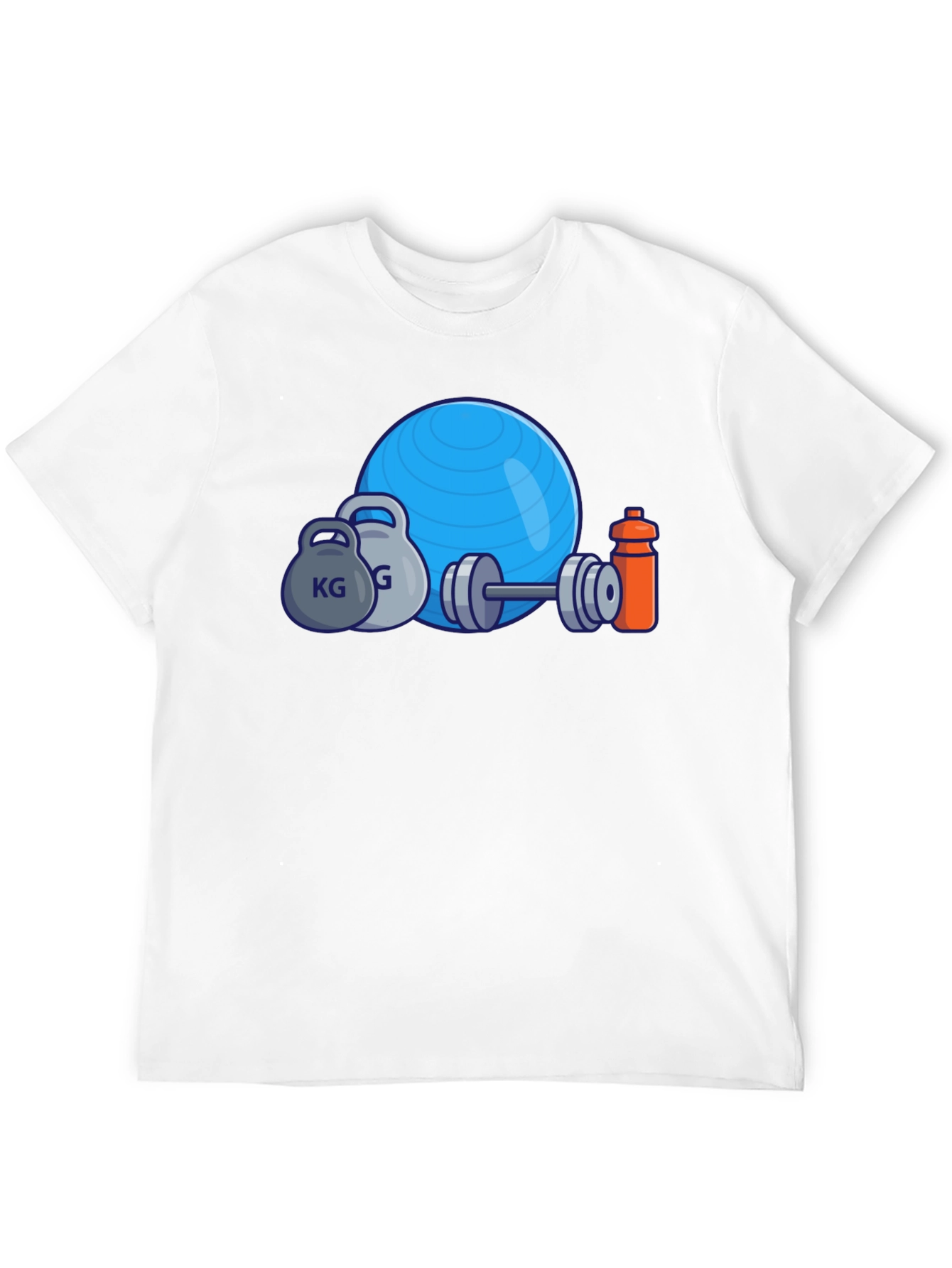 Workout Graphic T-Shirt - Fitness Design