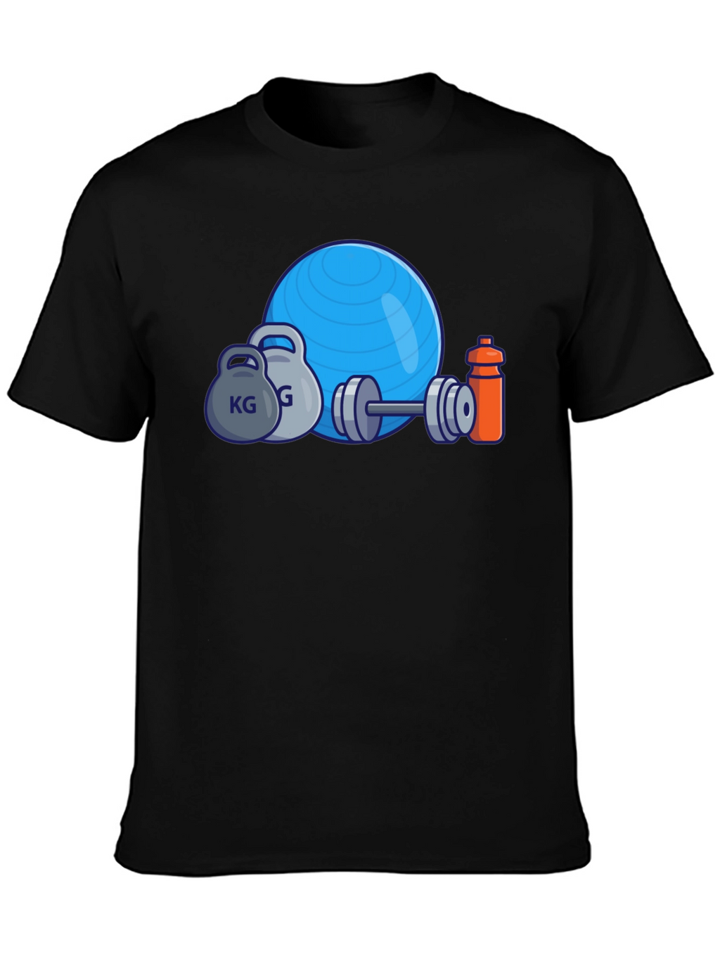 Workout Graphic T-Shirt - Fitness Design