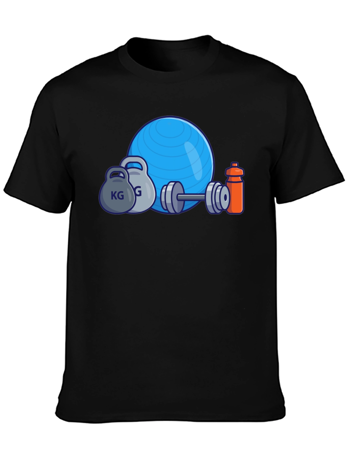 Workout Graphic T-Shirt - Fitness Design