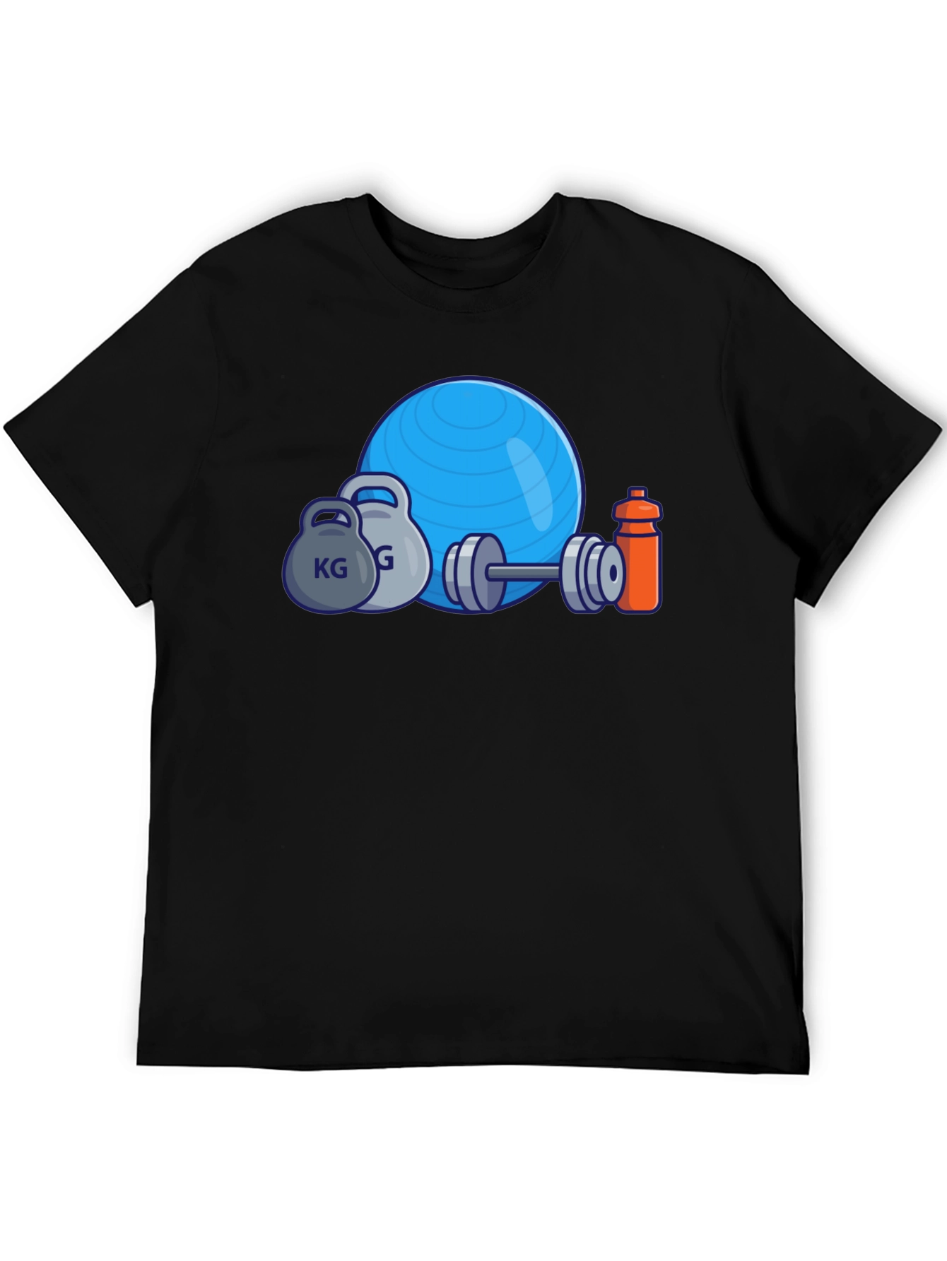 Workout Graphic T-Shirt - Fitness Design