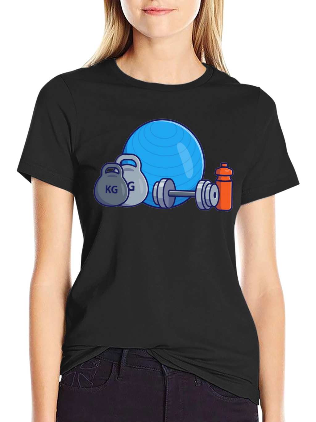 Workout Graphic T-Shirt - Fitness Design