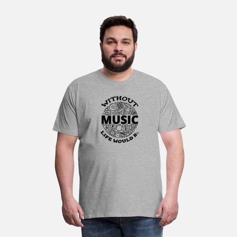 Life Without Music Would be Flat Bb Musician Funny