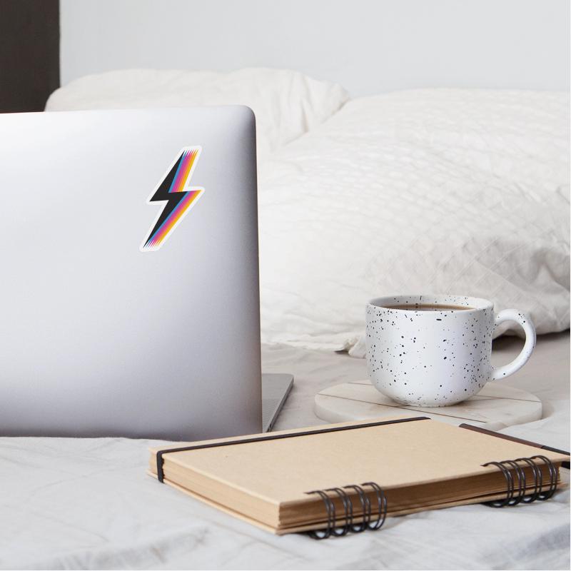 Lightning Bolt With Colorful
