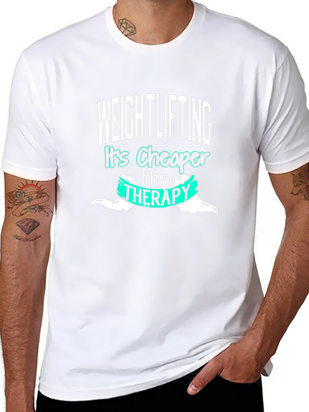 Weightlifting is Cheaper Than Therapy T-Shirt