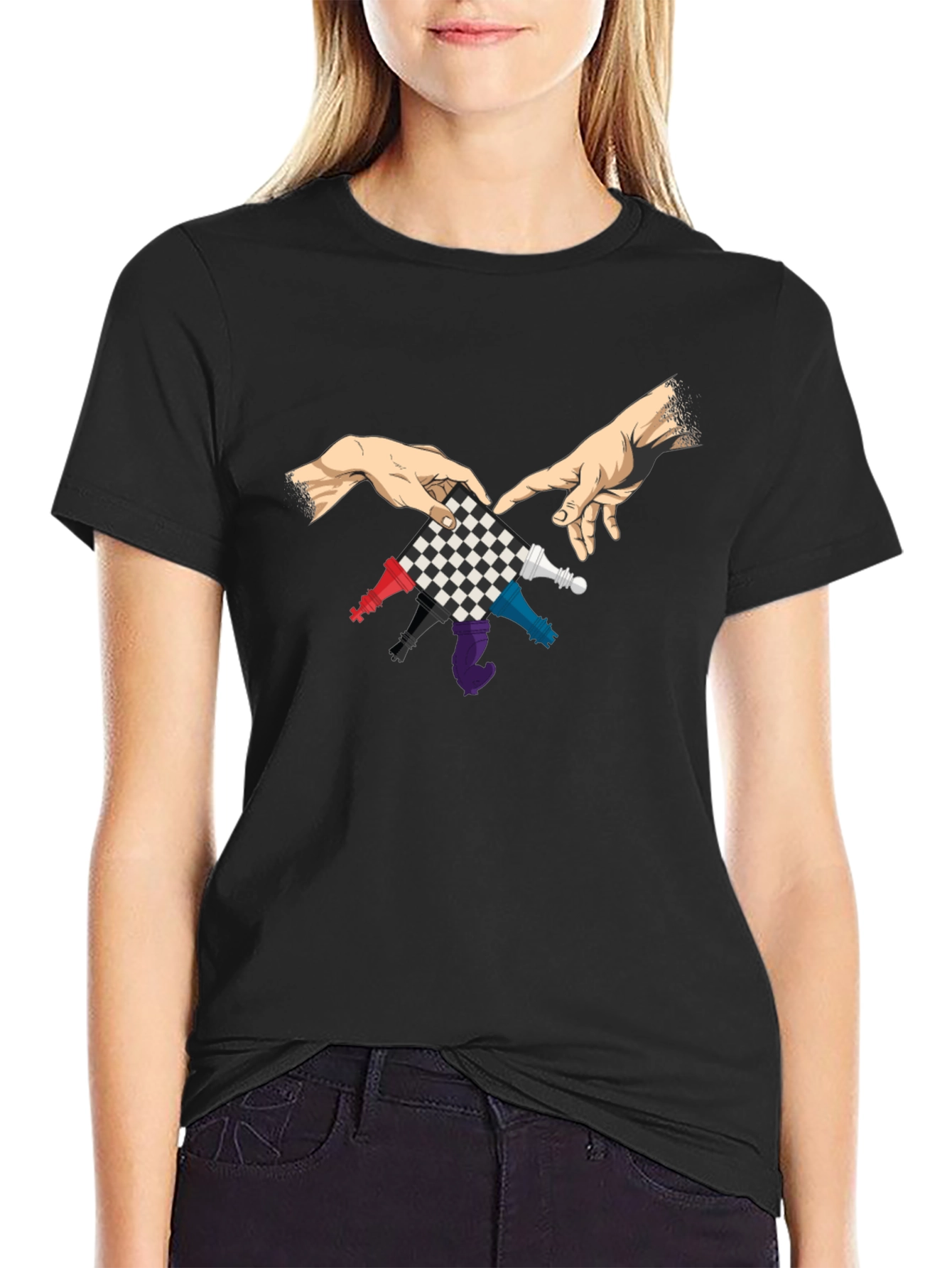 Chess Creation T-Shirt - Artistic Graphic Tee